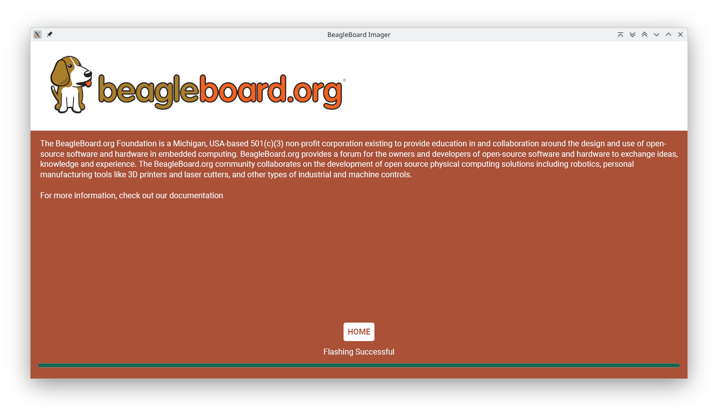 bb imager flashing done